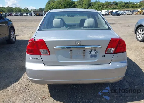 2003 Honda Civic Ex z USA, uszkodzony, nr VIN 2HGES25753H588058